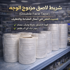 شريط لاصق مزدوج الوجه (double face tape)